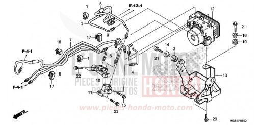 MODULATEUR ABS NC700SAC de 2012